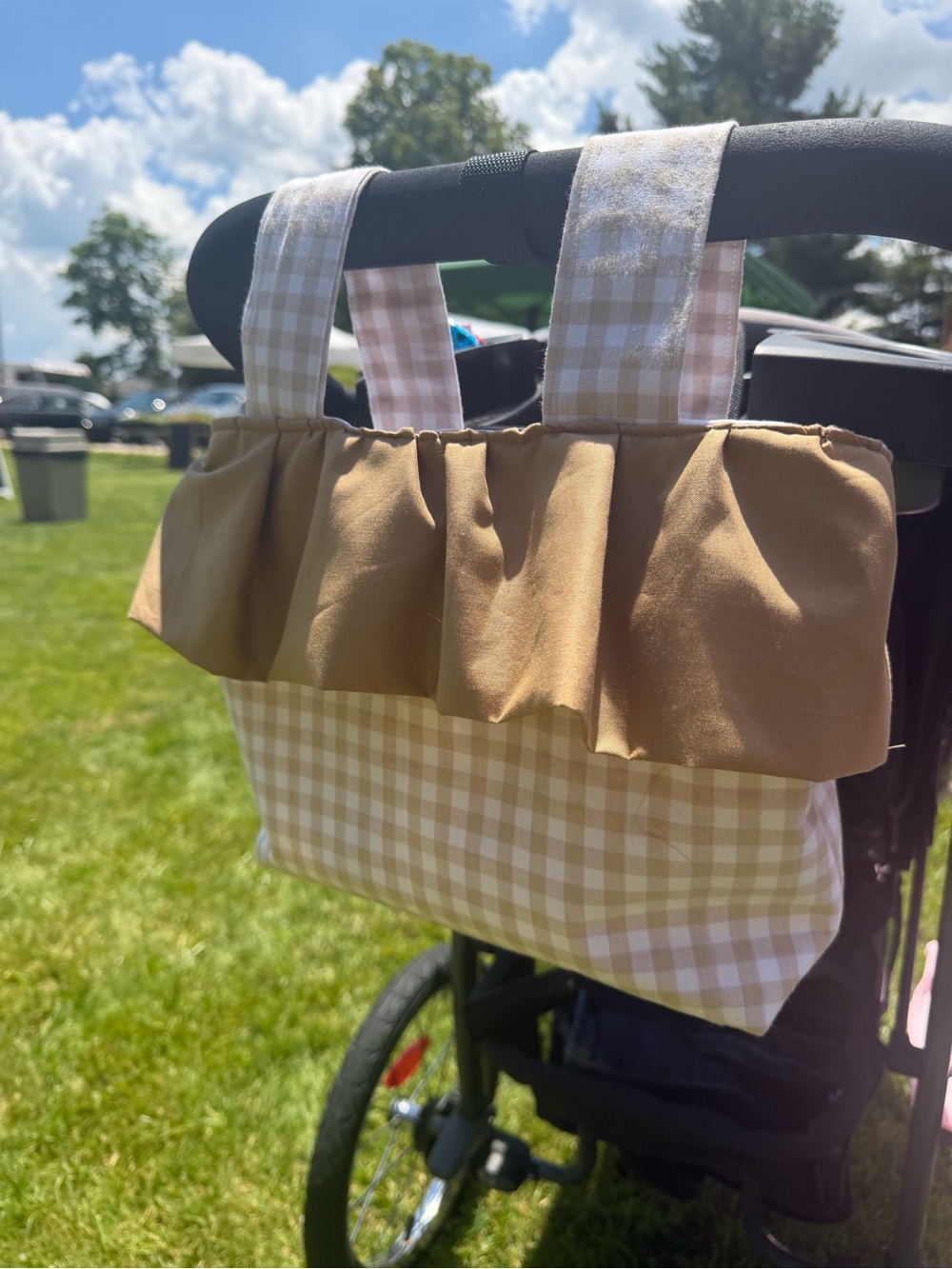Hand sewn strap Bag🤍